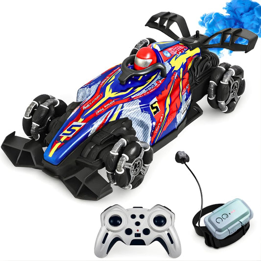 GripMaster X – Gesture Control Drift Racing RC Car with Water Mist & RGB Lights