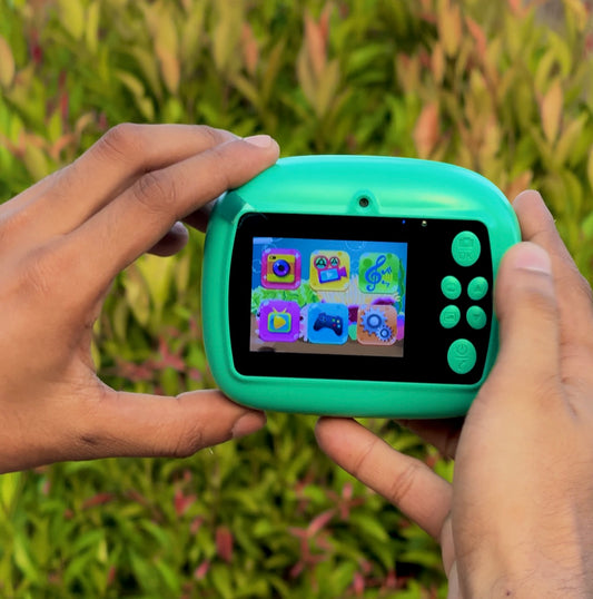 Kids Instant Print Camera (Photo + Print + Games 🎮)