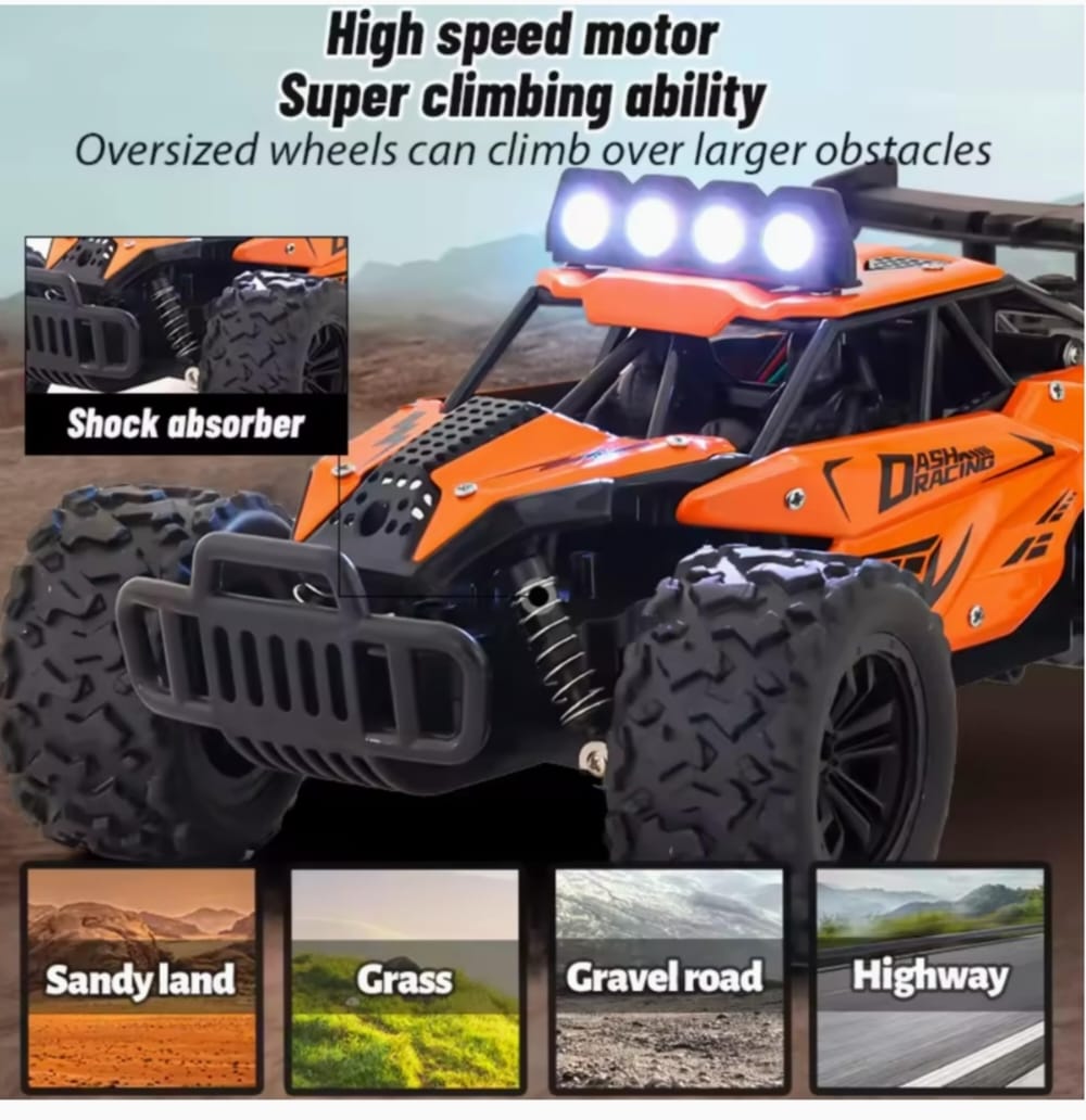25 KM/H Alloy RC Car – Ultimate Off-Road Beast 🏎️