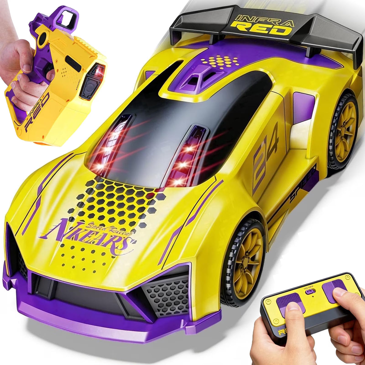 Battle Strike  Racing Car with Infrared Gun
