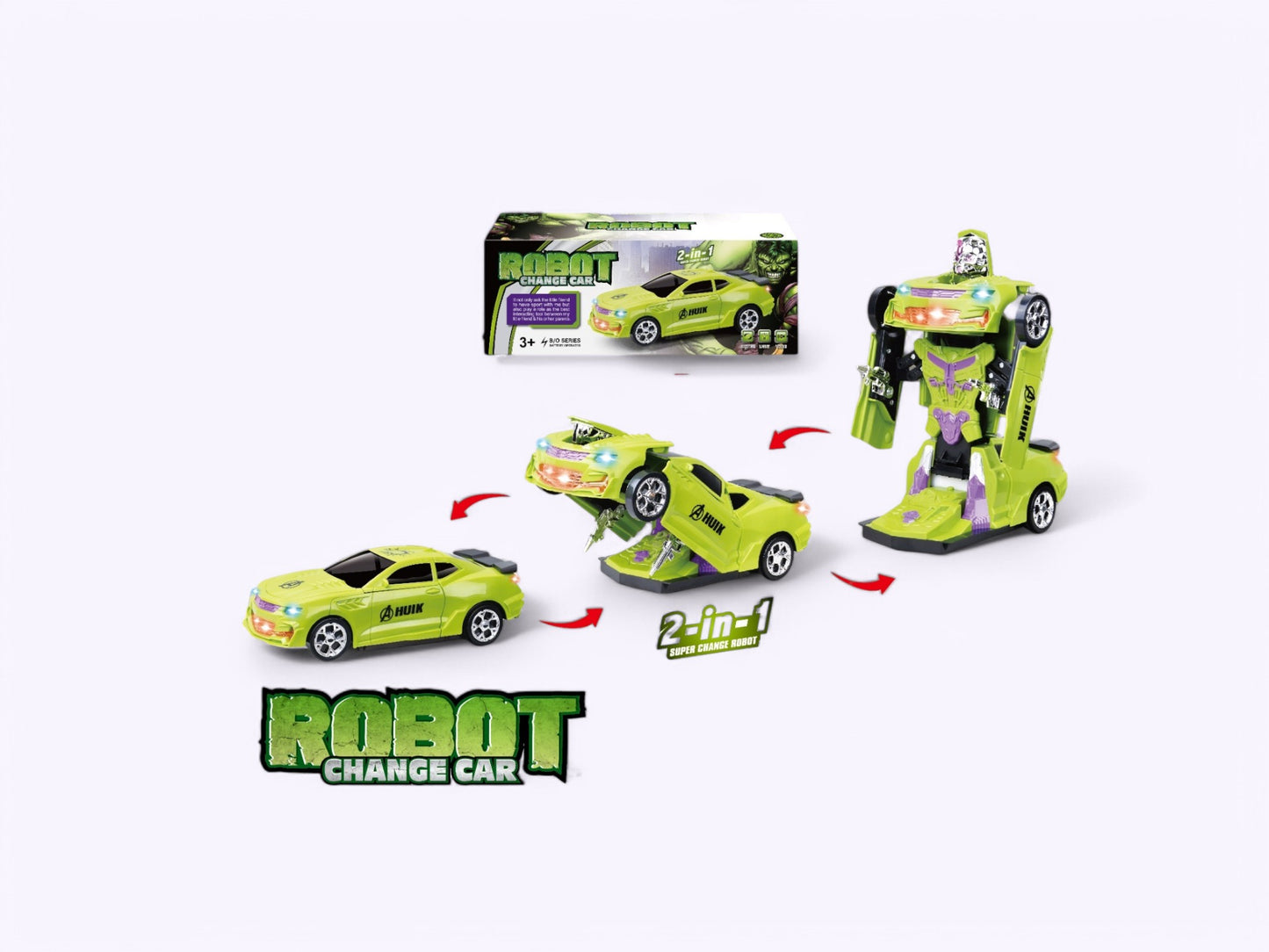 2 IN 1 HULK ROBOT CHANGING CAR