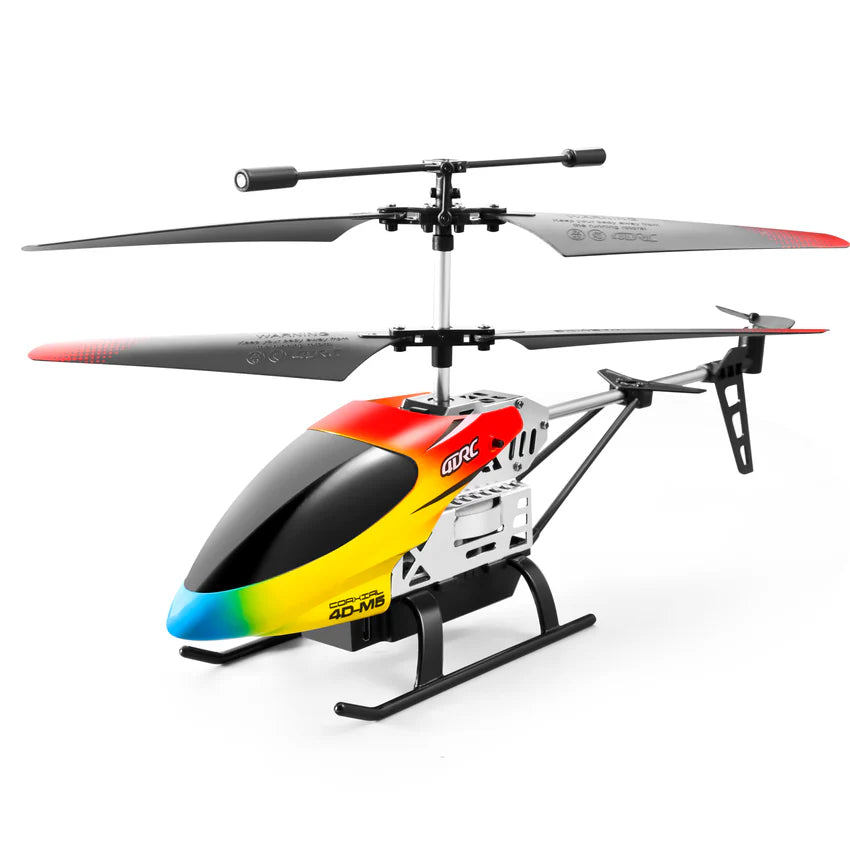4DRC HD-M5 RC Helicopter for Kids & Adults | USB Rechargeable Dual Rotor Flying Helicopter with LED Lights