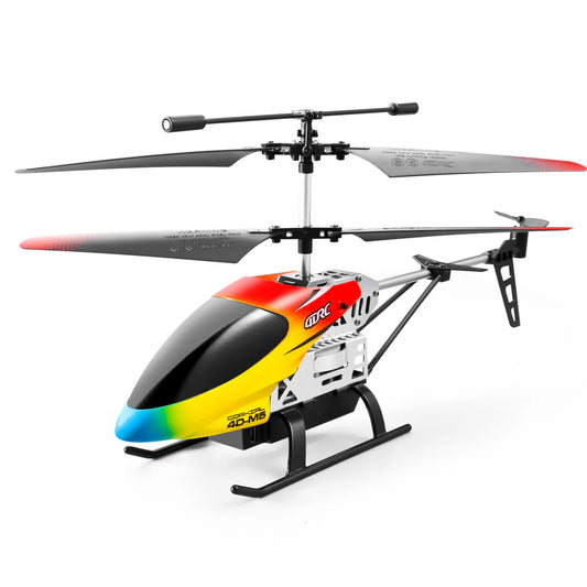 4DRC HD-M5 RC Helicopter for Kids & Adults | USB Rechargeable Dual Rotor Flying Helicopter with LED Lights