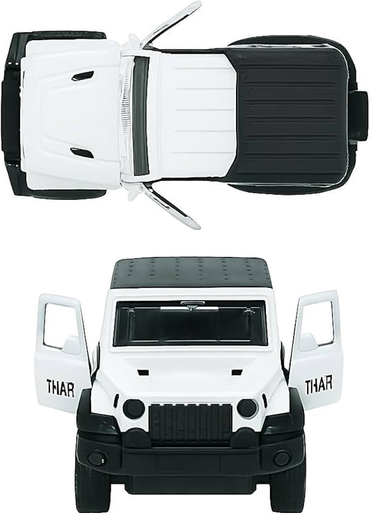 THAARROKX 1:22 Premium Die Cast RC Jeep | Smoke Spray Effect | LED Lights | Rechargeable Remote Control Car