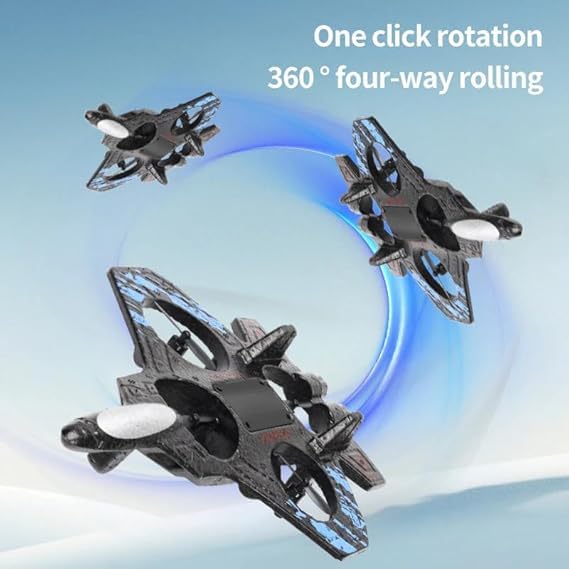 Foam RC Fighter Jet (360° Flip + LED)