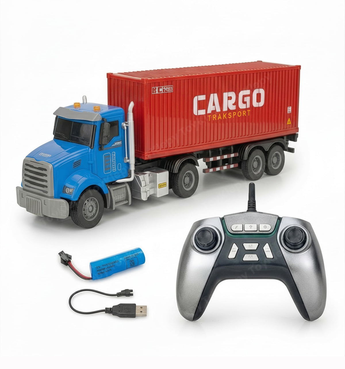 Mega Cargo King – 2.4GHz Remote Control Container Truck