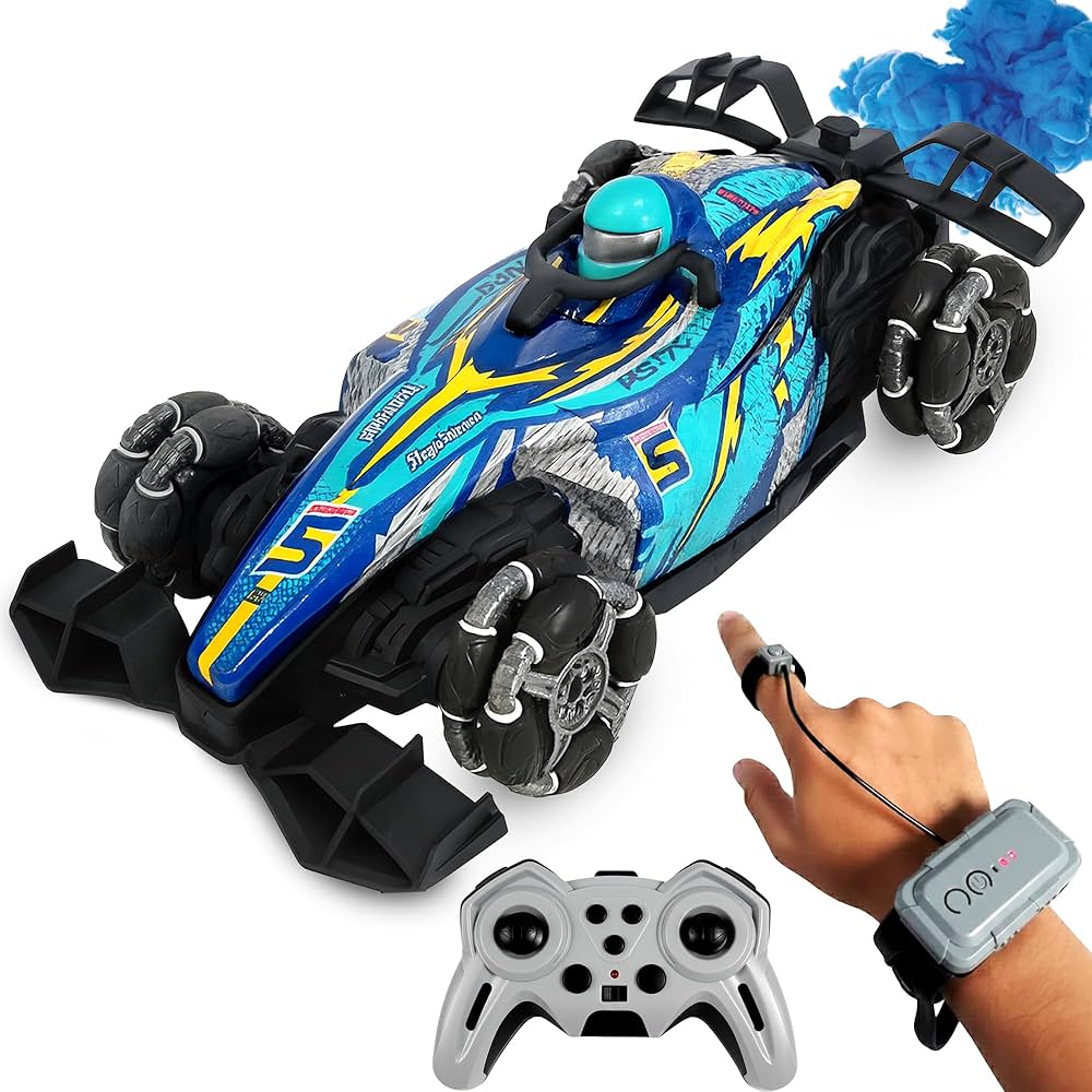 GripMaster X – Gesture Control Drift Racing RC Car with Water Mist & RGB Lights
