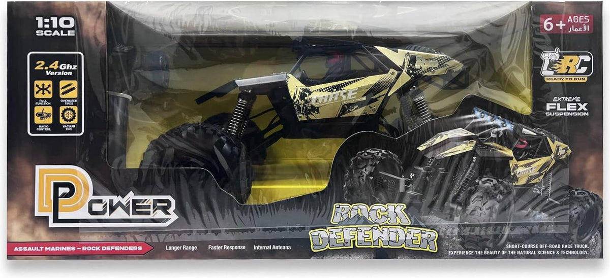 1:10 Scale RC Rock Defender 4x4 Off-Road Monster Truck | Extreme Rock Crawler