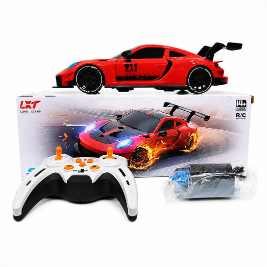 Spark Stone RC Drift Sports Car – Real Spark Effect | LED Lights | Rechargeable Remote Control Car