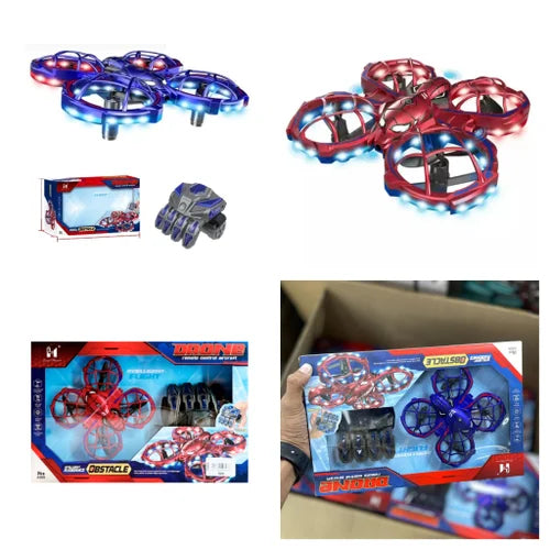 Gesture Control Drone with LED Lights | 360° Stunts | Kids Flying Toy