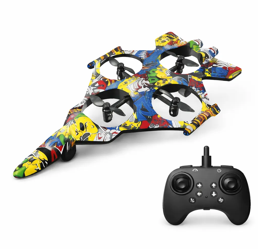 RC Fighter Jet (360° Flip + LED)