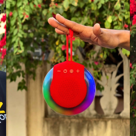 BS-26 RGB Glow Wireless Bluetooth Speaker | 6.5W Sound | Bluetooth 5.3 | Portable Mini Speaker