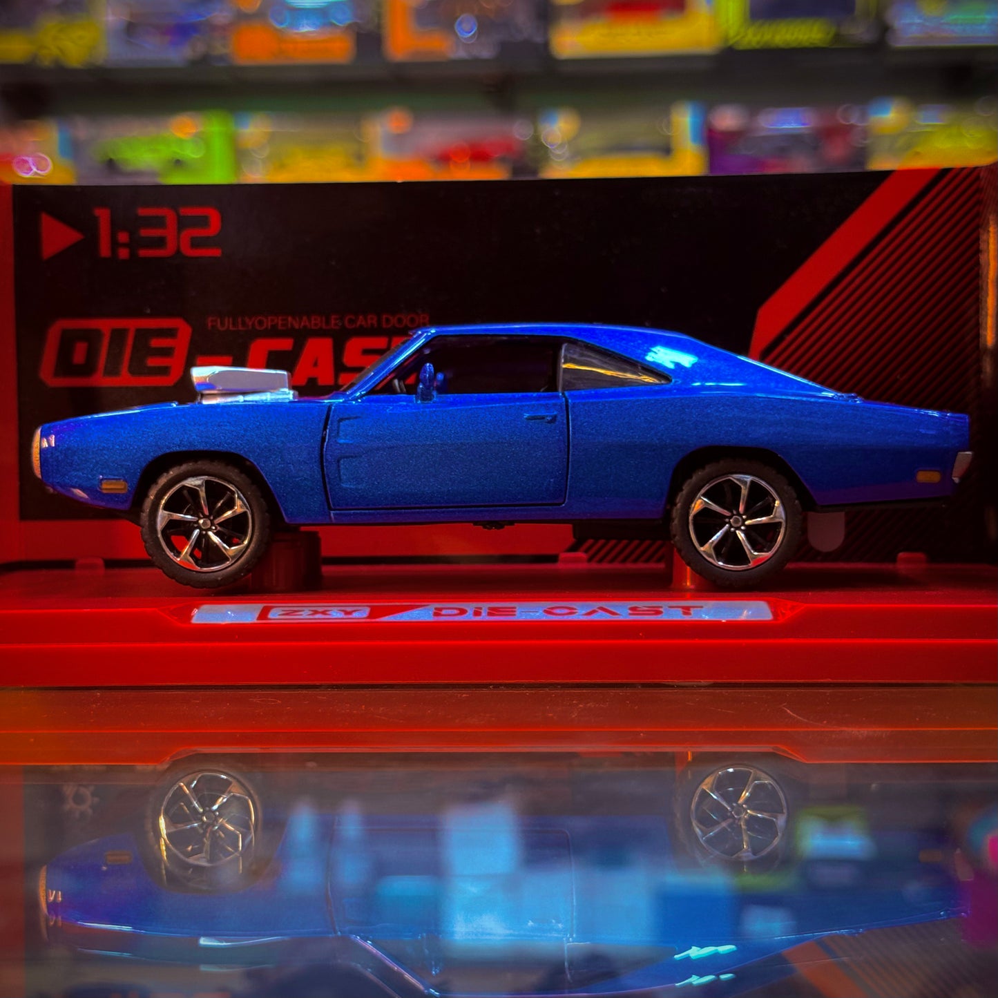 Dodge 1:32 Premium Die-Cast Metal Car | Working Headlight & Sound | Openable Doors | Collector Edition