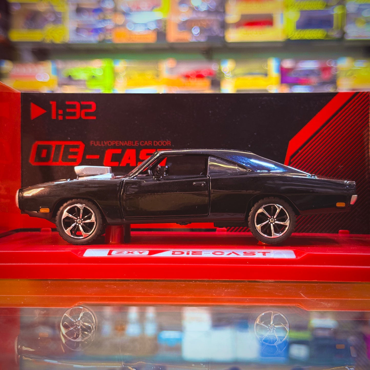 Dodge 1:32 Premium Die-Cast Metal Car | Working Headlight & Sound | Openable Doors | Collector Edition