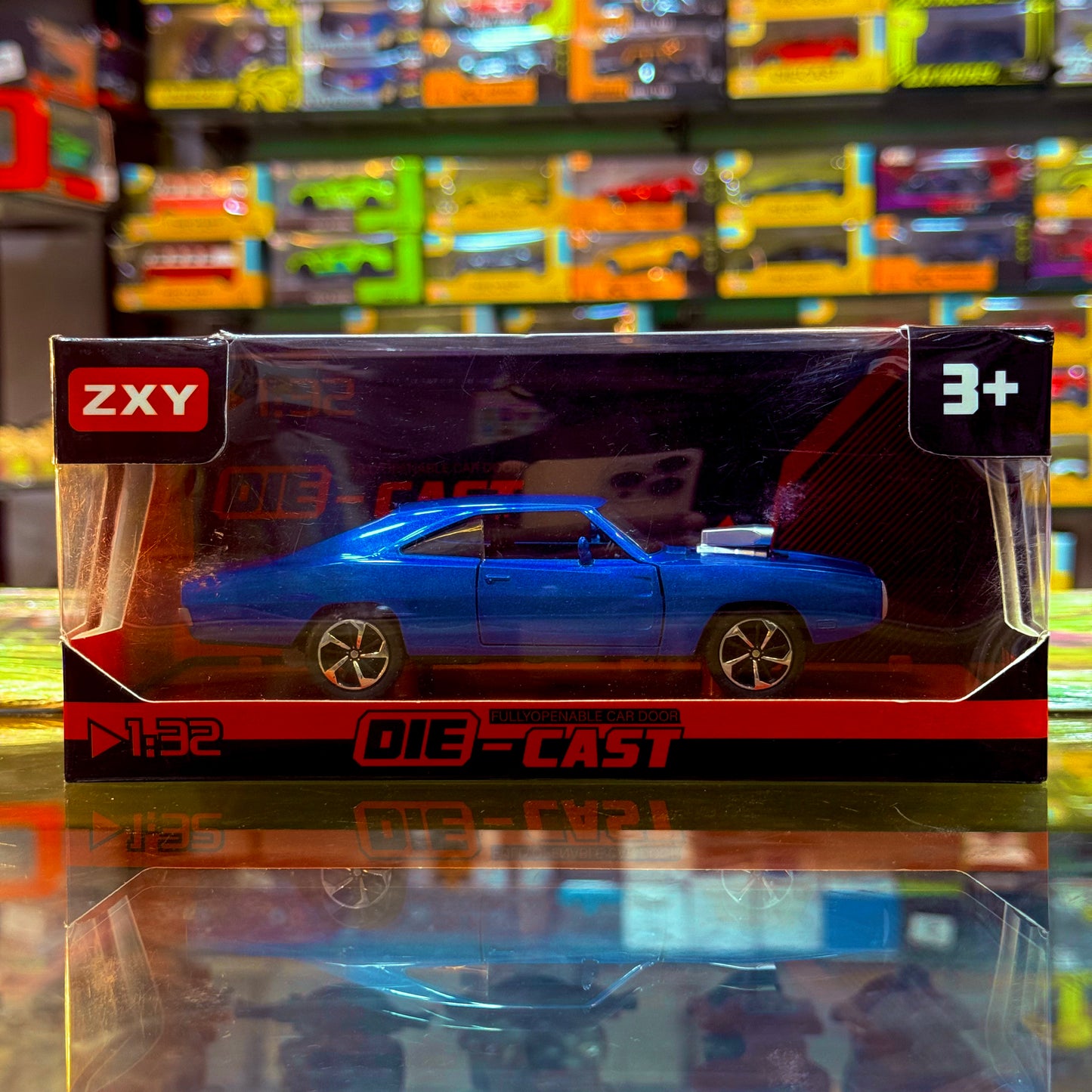 Dodge 1:32 Premium Die-Cast Metal Car | Working Headlight & Sound | Openable Doors | Collector Edition