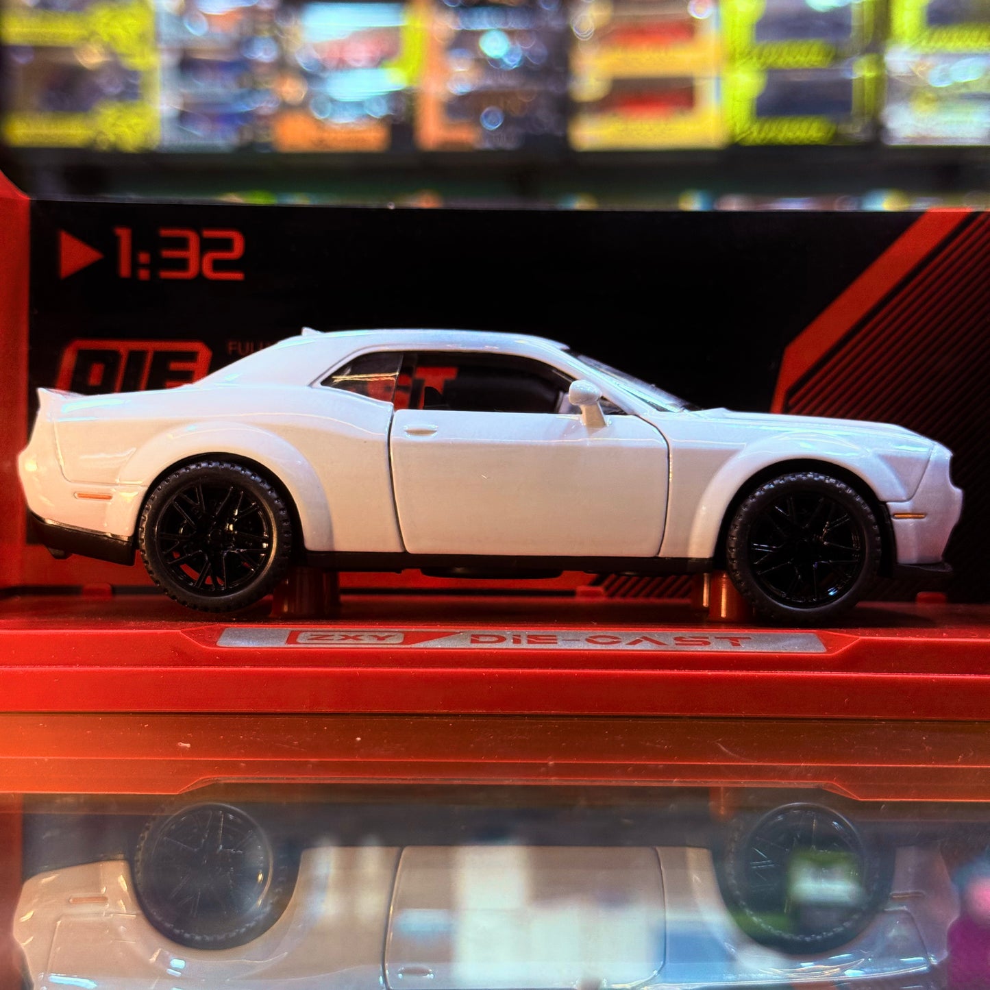 Dodge 1:32 Premium Die-Cast Metal Car | Working Headlight & Sound | Openable Doors | Collector Edition