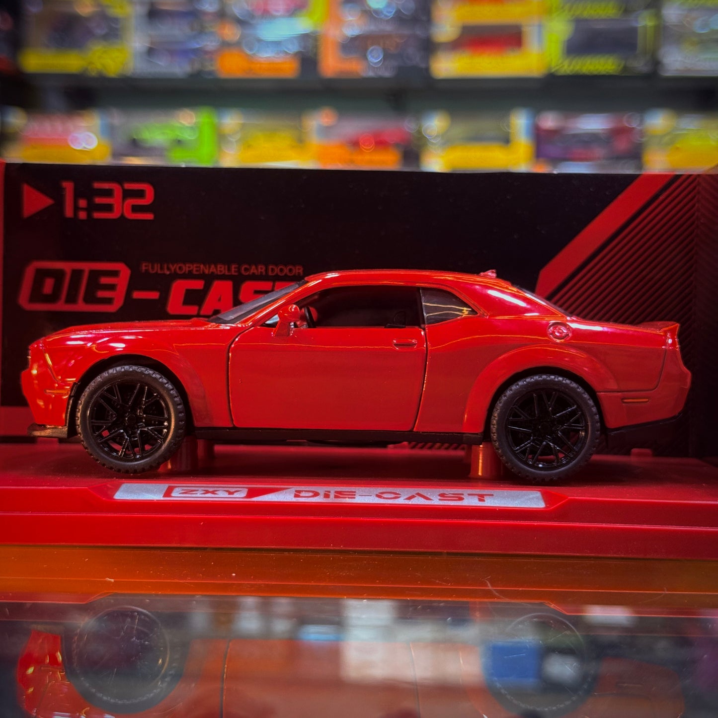 Dodge 1:32 Premium Die-Cast Metal Car | Working Headlight & Sound | Openable Doors | Collector Edition