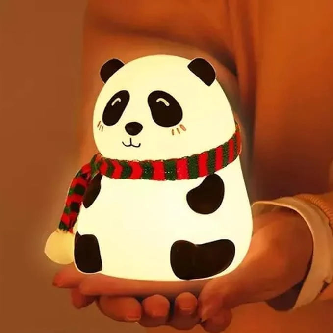 🐼 Panda Silicone Night Light – Cute Soft Glow LED Lamp for Bedroom, Kids Room & Home Decor
