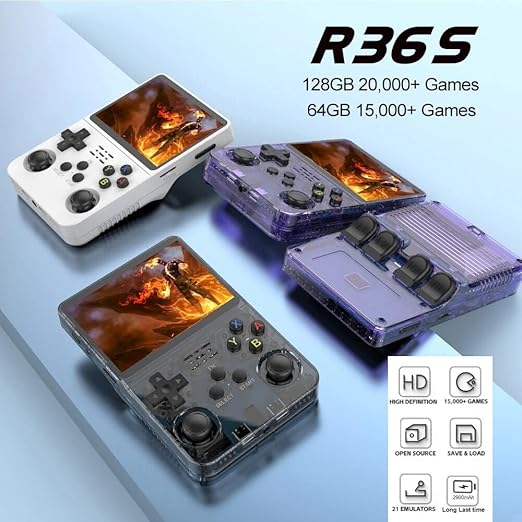 R36S Retro Handheld Game Console