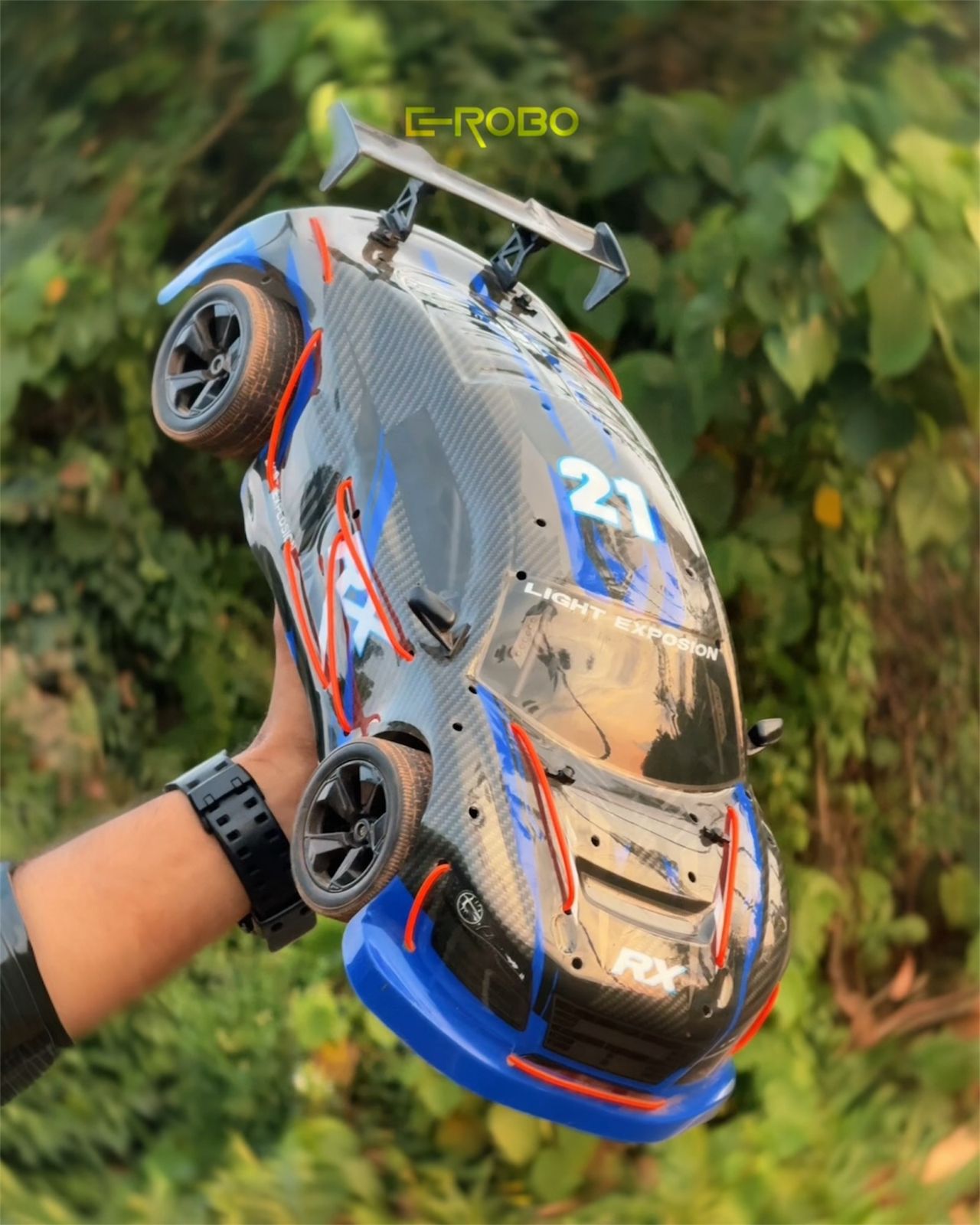 RX Neon Monster Drift Racer RC Car
