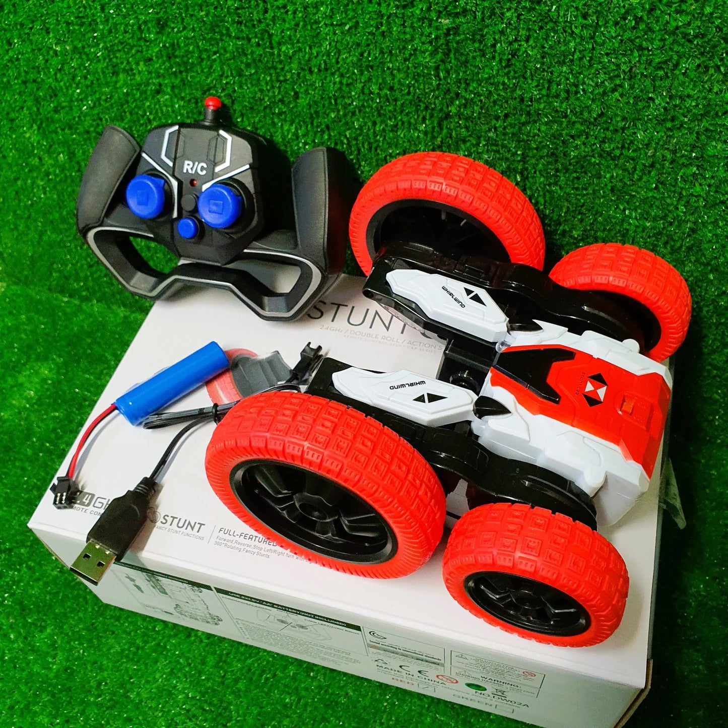 Stunt King RC Car – 360° Double Roll Action Monster Car