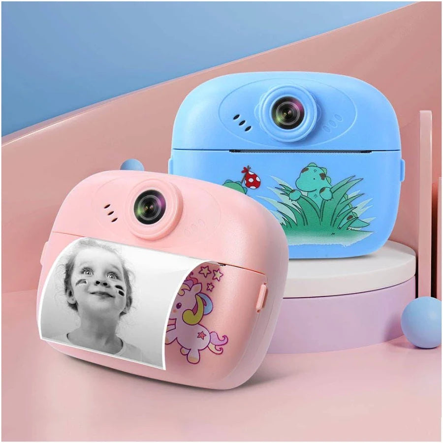 Kids Instant Print Camera (Photo + Print + Games 🎮)