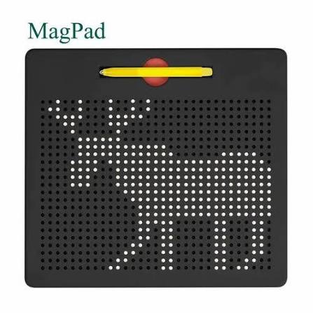 Magnetic Writing Pad for Kids – 380 Steel Balls | Reusable Creative Learning Board | Drawing, Shapes, Letters & Pattern Activity | Age 3+