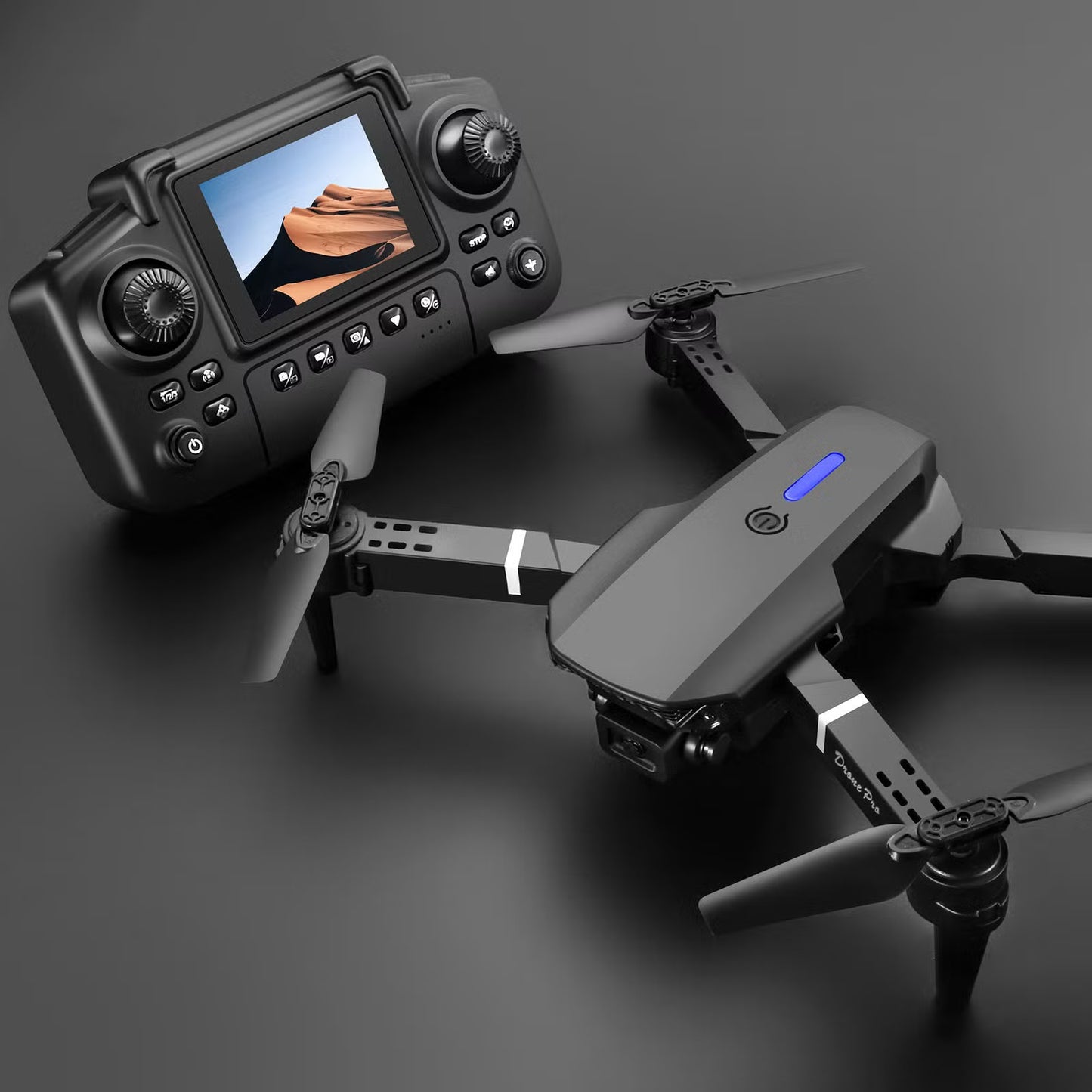 Skyhawk Foldable Nano Drone With Display Remote